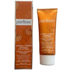 Mask NWT Purlisse Pumpkin Ginger Detoxifying Charcoal Face Mask 2.5 oz